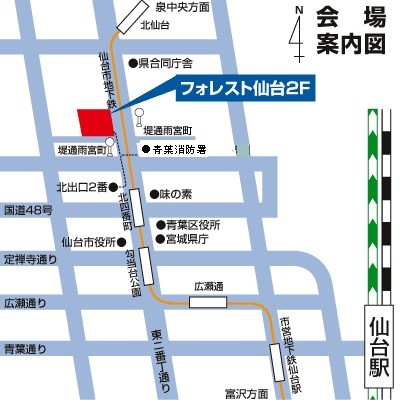 会場までの地図